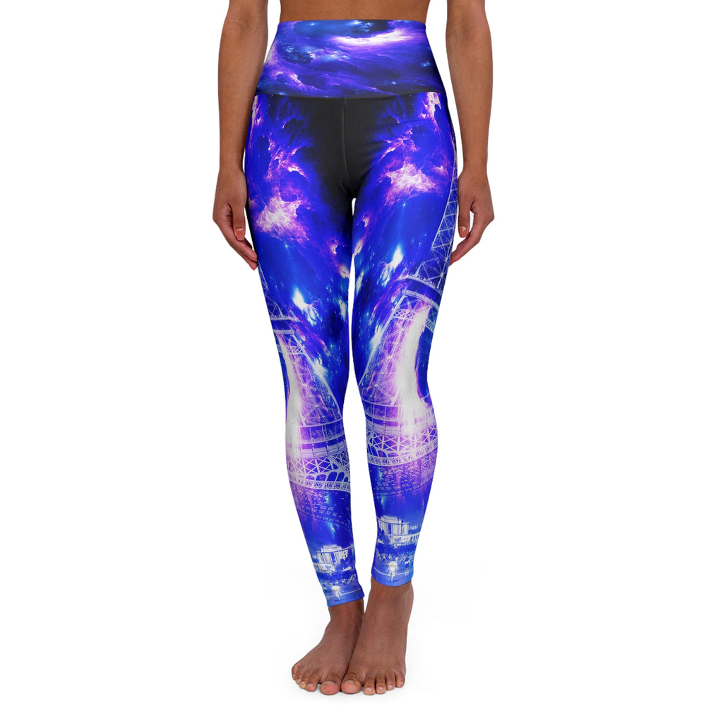 Amethyst Sapphire Parisian Dreams High Waisted Yoga Leggings