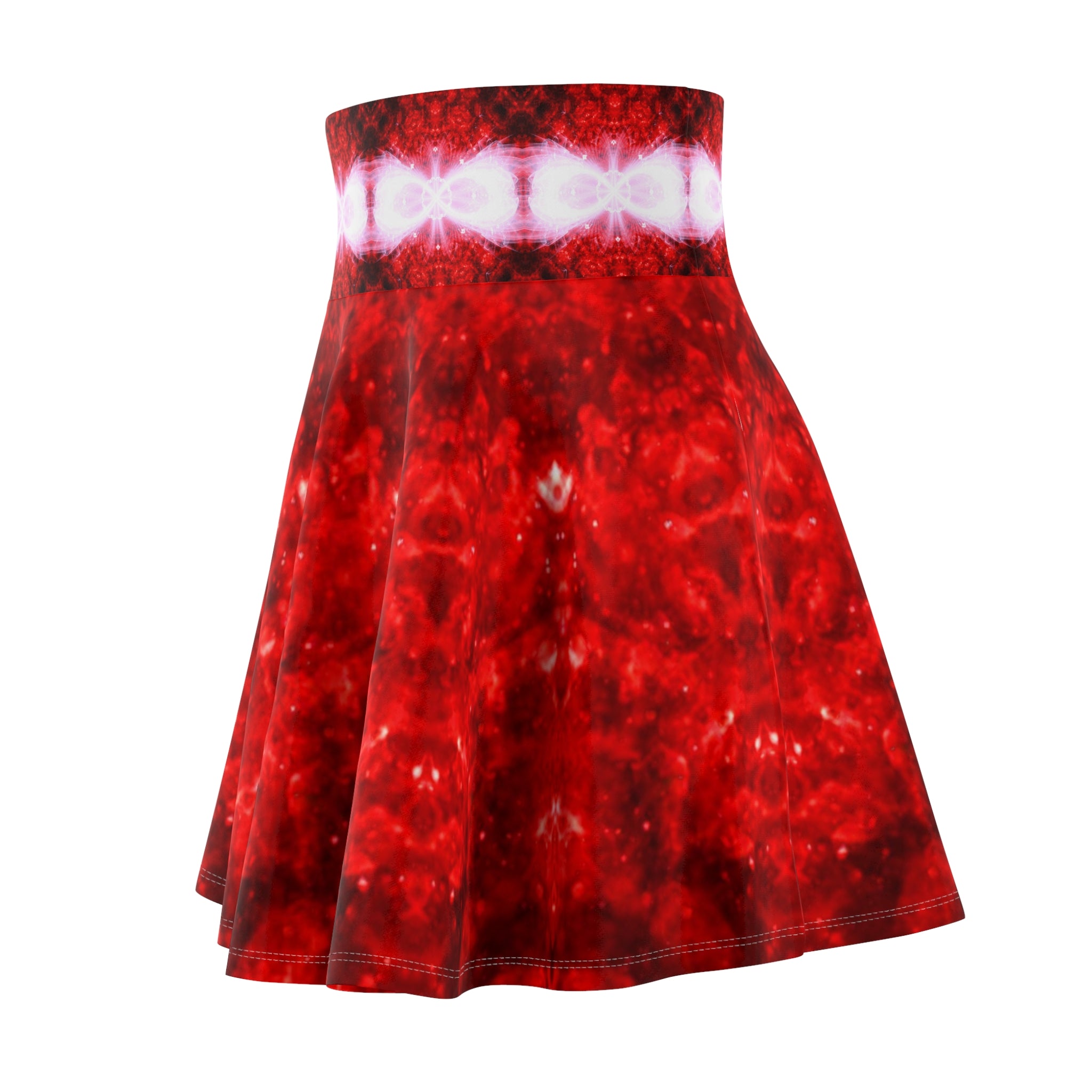 Katerina’s Battle Symphony Red Instead 2022 Desires Women's Skater Skirt