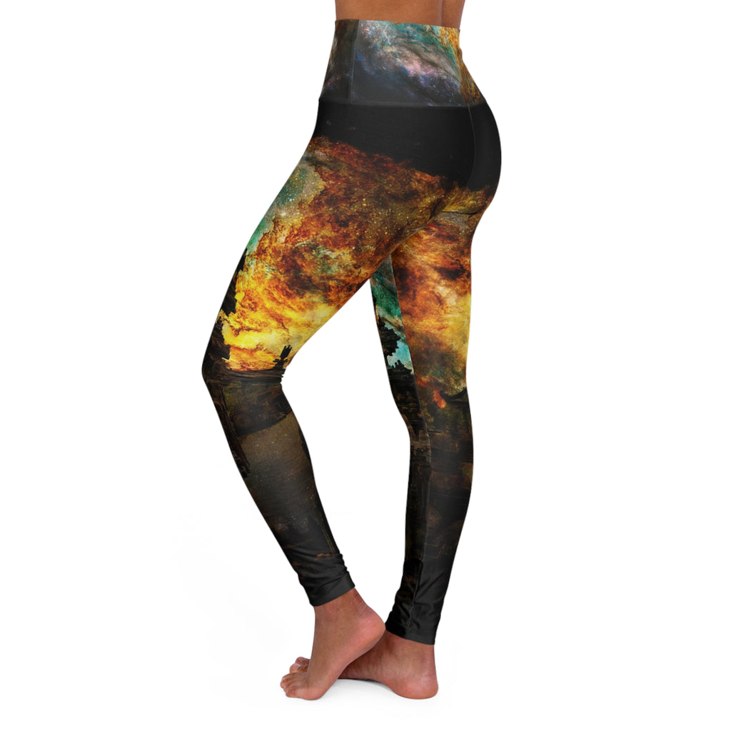 Breathe Again Balinese Dreams High Waisted Yoga Leggings