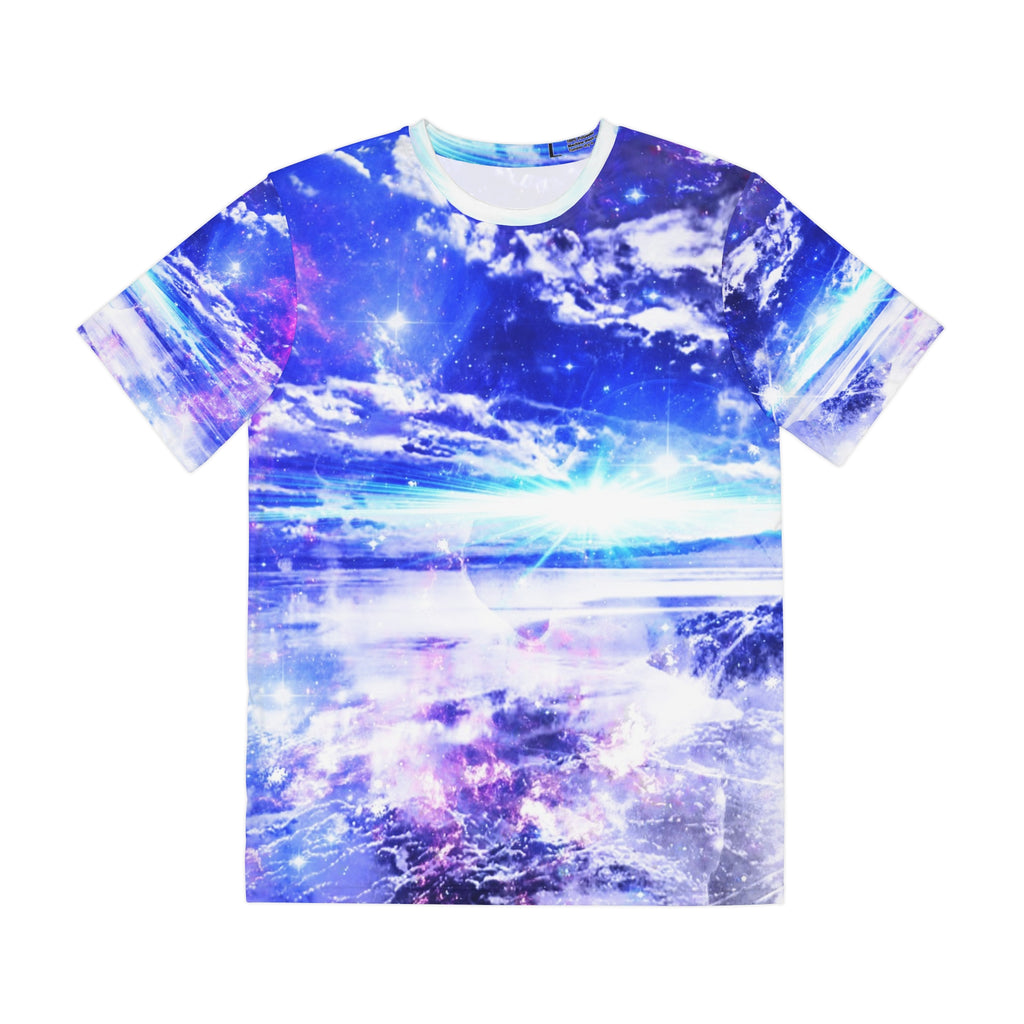 Iridescent Dancing Sea Dreams Men's Polyester T-Shirt