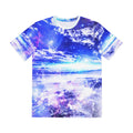 Iridescent Dancing Sea Dreams Men's Polyester T-Shirt