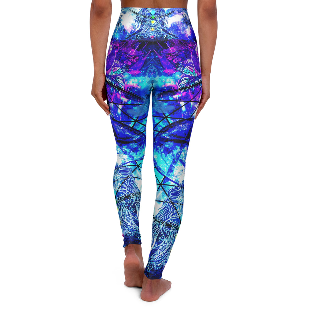 Creation's Magical Awakening Meditations High Waisted Yoga Leggings