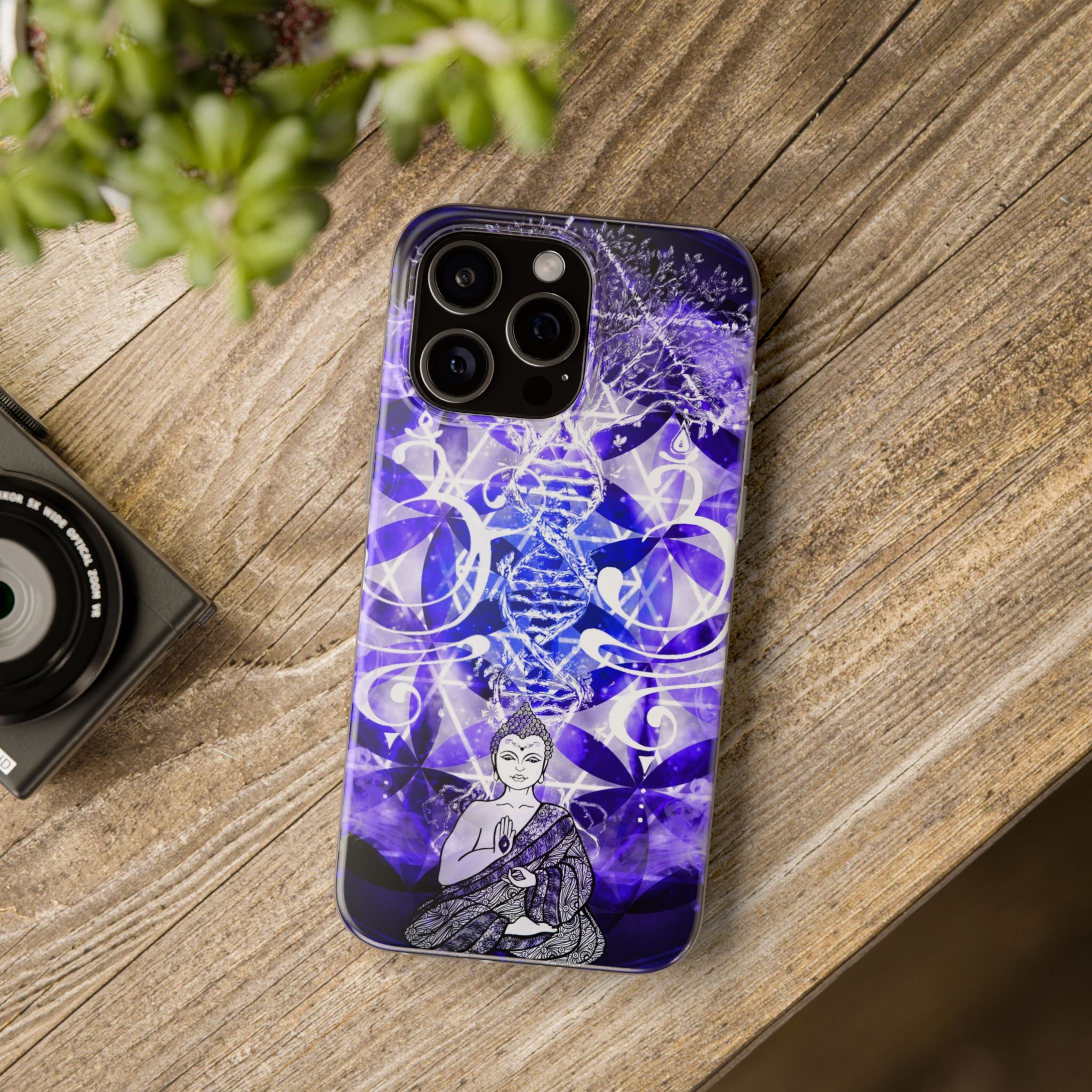 Katerina's Dragon's Eye Buddha Meditations Flexi Cases