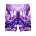 Sahasrara Desires Clearing in the Forest Dreams Women's Workout Shorts