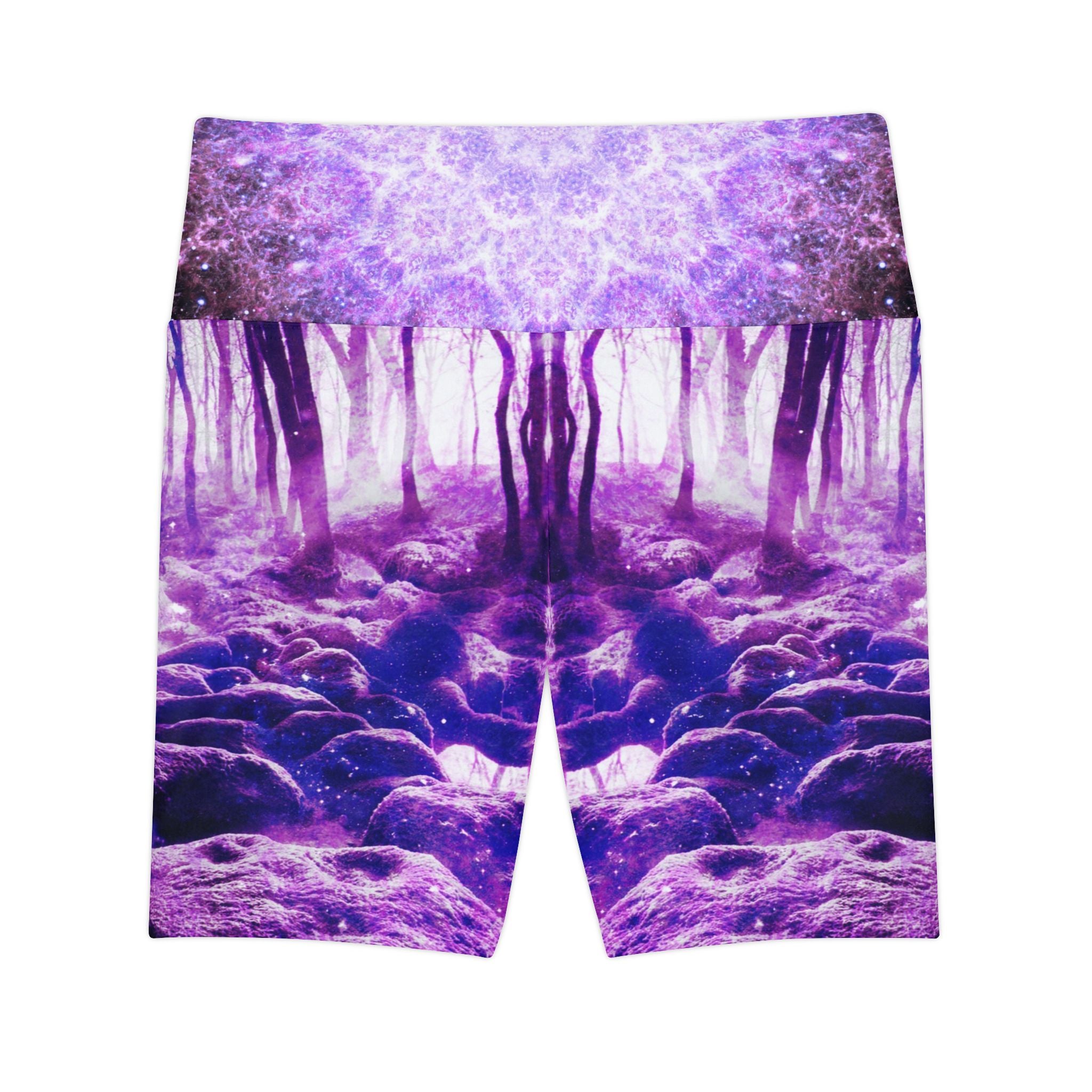 Sahasrara Desires Clearing in the Forest Dreams Women's Workout Shorts