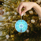 Amen Jin's all the White Horses Metamorphosis Meditations Glass Ornaments