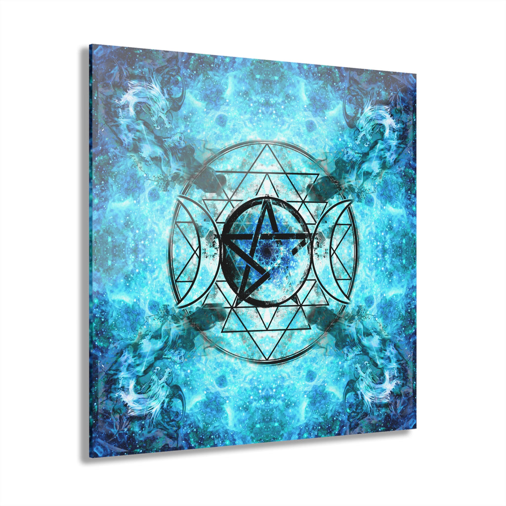 Amen Jin's All the White Horses Triple Goddess Meditations Acrylic (French Cleat)