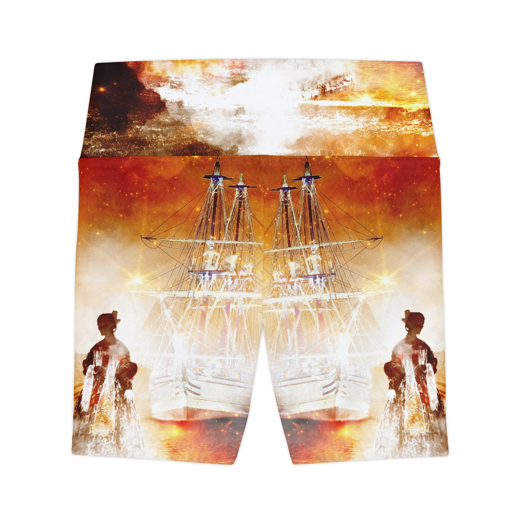 Samhain Eve Salem Harbor Dreams Women's Workout Shorts