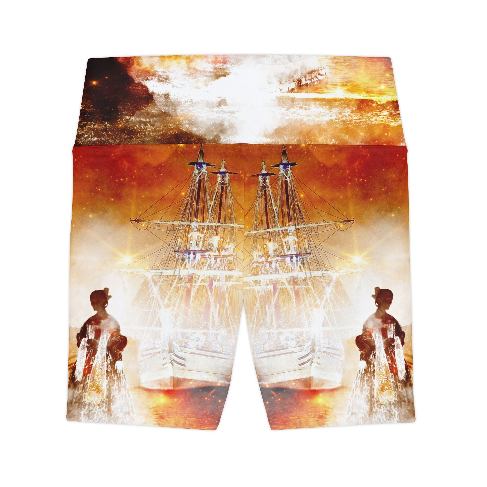 Samhain Eve Salem Harbor Dreams Women's Workout Shorts