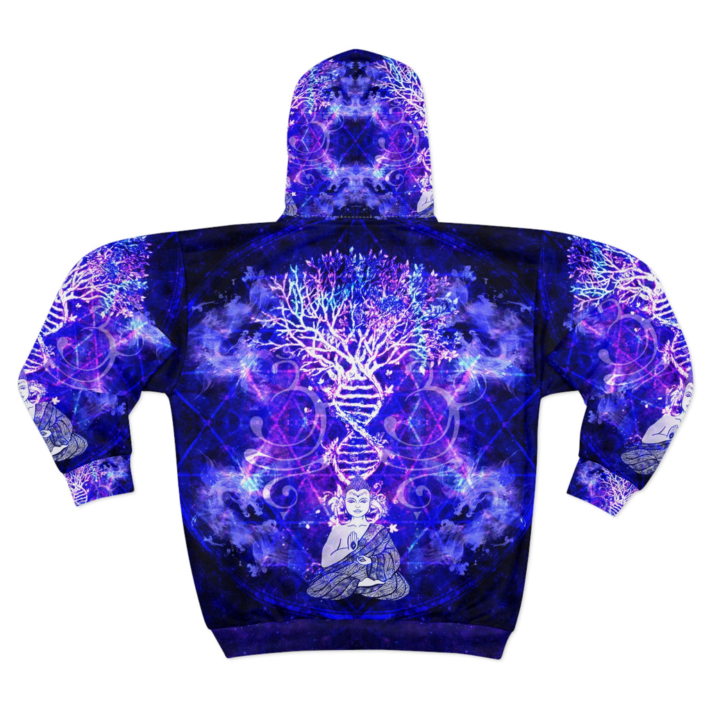 Katerina's Dragon's Eye Buddha Meditations Unisex Zip Hoodie