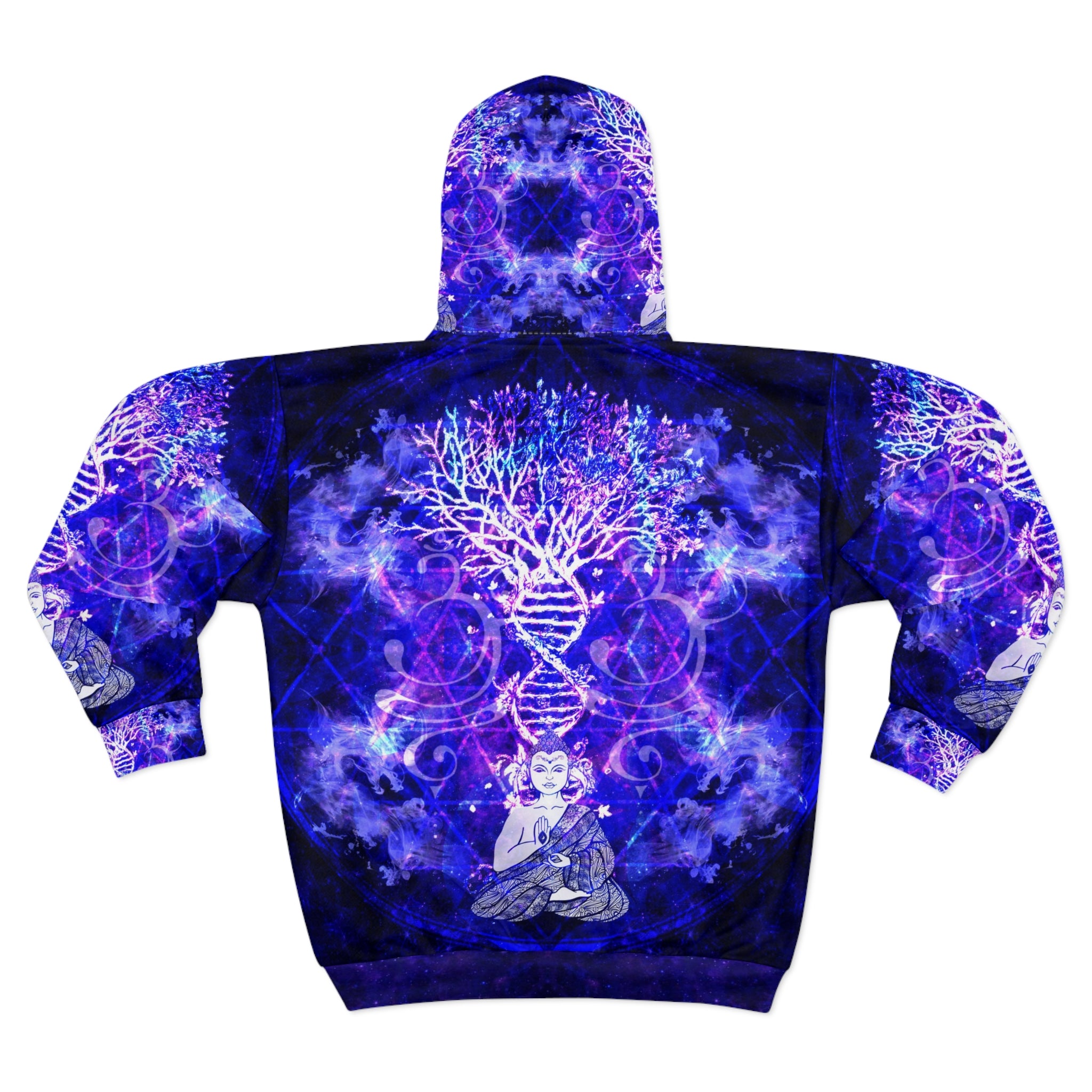 Katerina's Dragon's Eye Buddha Meditations Unisex Zip Hoodie