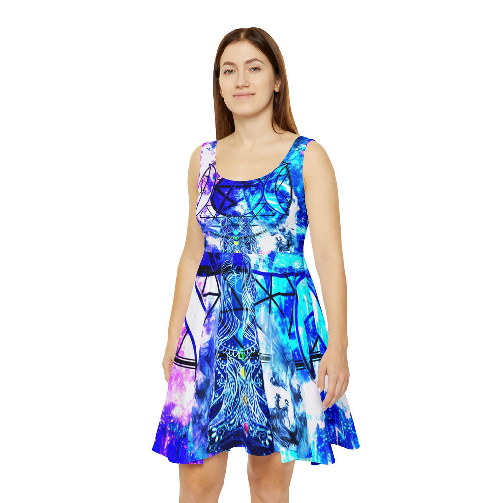 Creation's Magical Awakening Desires Meditations Women's Skater Dress
