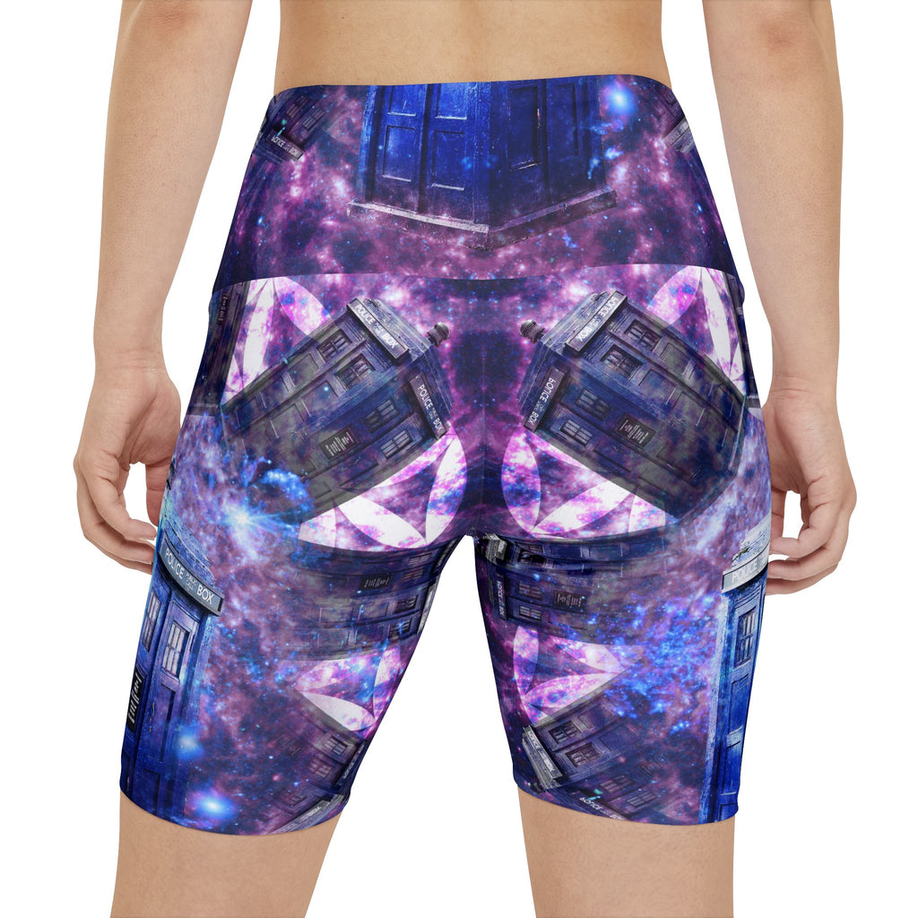 Katerina's Through Time and Space Doctor Meditations Women's Workout Shorts
