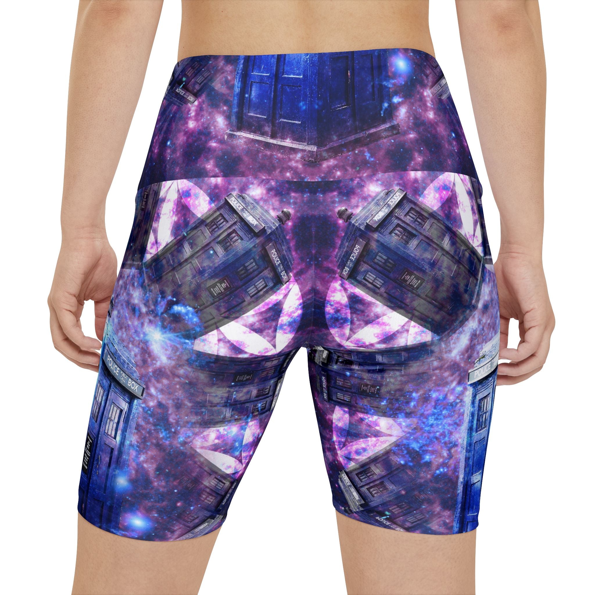 Katerina's Through Time and Space Doctor Meditations Women's Workout Shorts