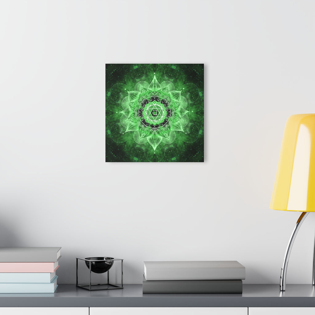 Anahata Meditations Acrylic Print (French Cleat Hanging)