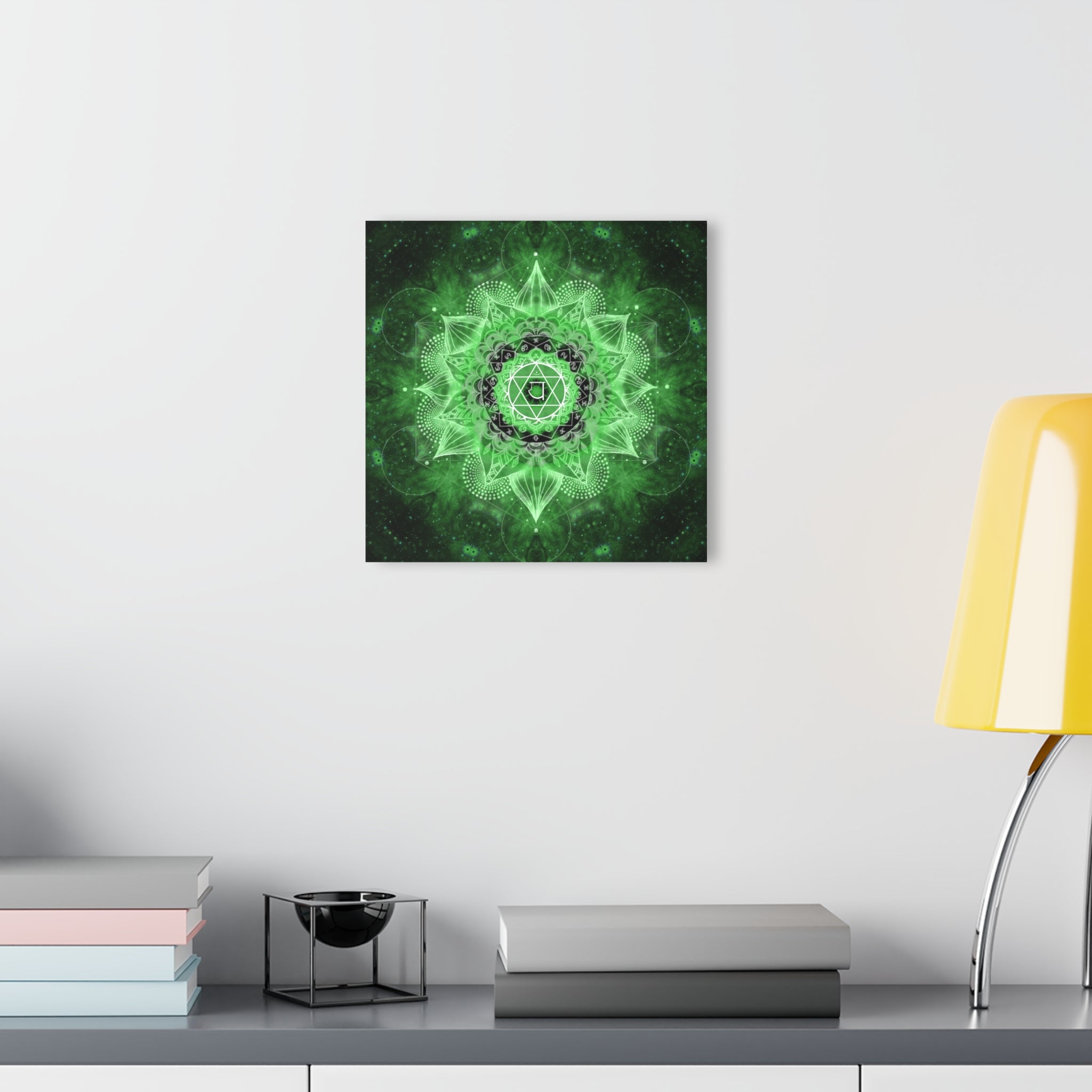 Anahata Meditations Acrylic Print (French Cleat Hanging)