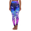 Amethyst Cosmic Falls Dreams High Waisted Yoga Leggings