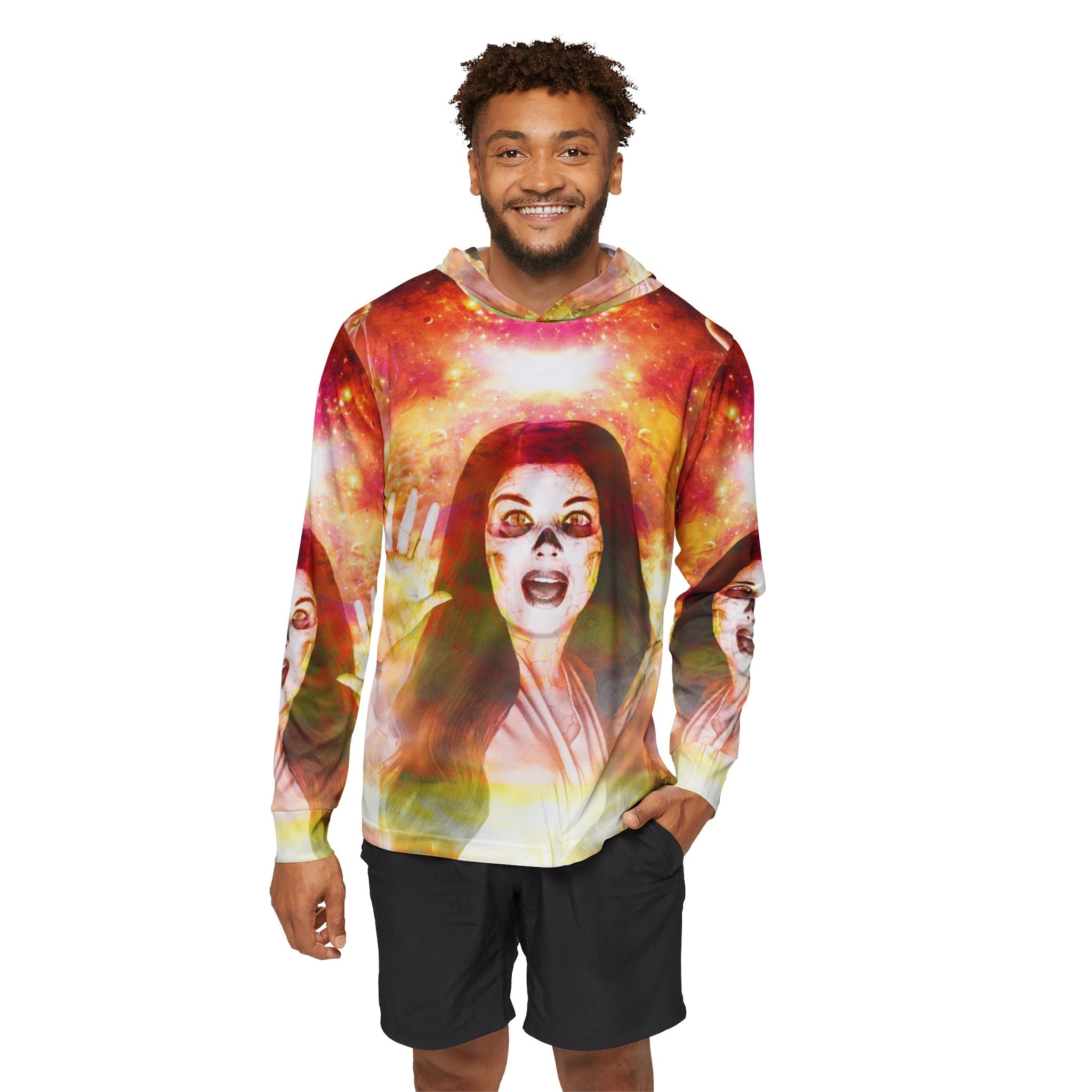 Samhain All Hallow's Eve Dreams Men's Sports Warmup Hoodie