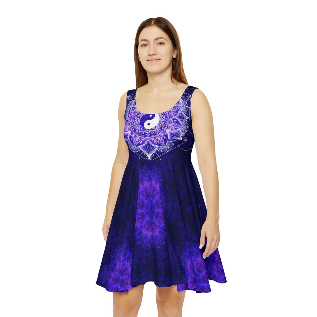 Katerina's Dragon's Eye Yin Yang Meditations Women's Skater Dress