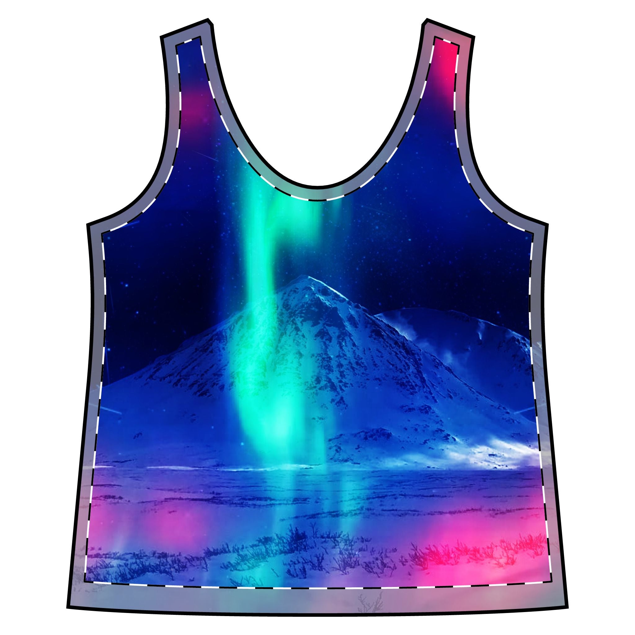 Lighted String Matanuska Dreams Women's Sporty Racerback Tank