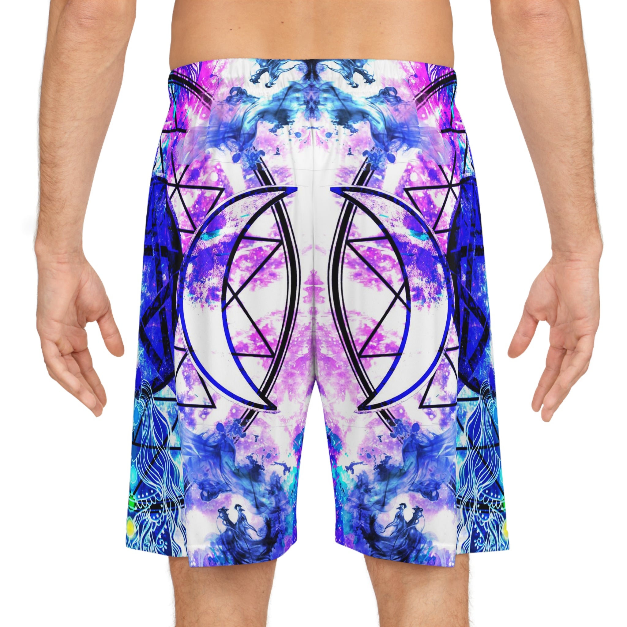 Creation's Magical Awakening Desires Meditations Basketball Shorts