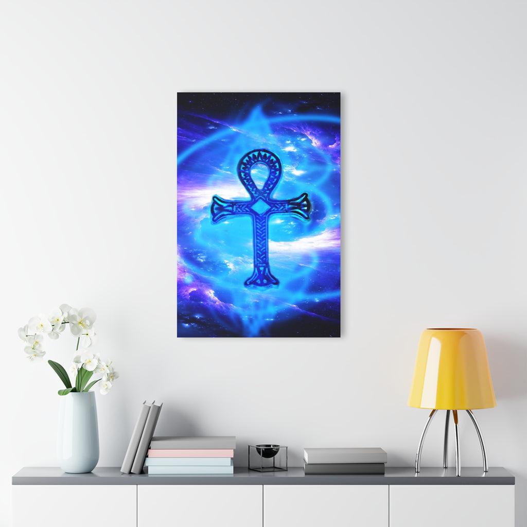 Amethyst Sapphire Ankh Dreams Acrylic Prints (French Cleat Hanging)