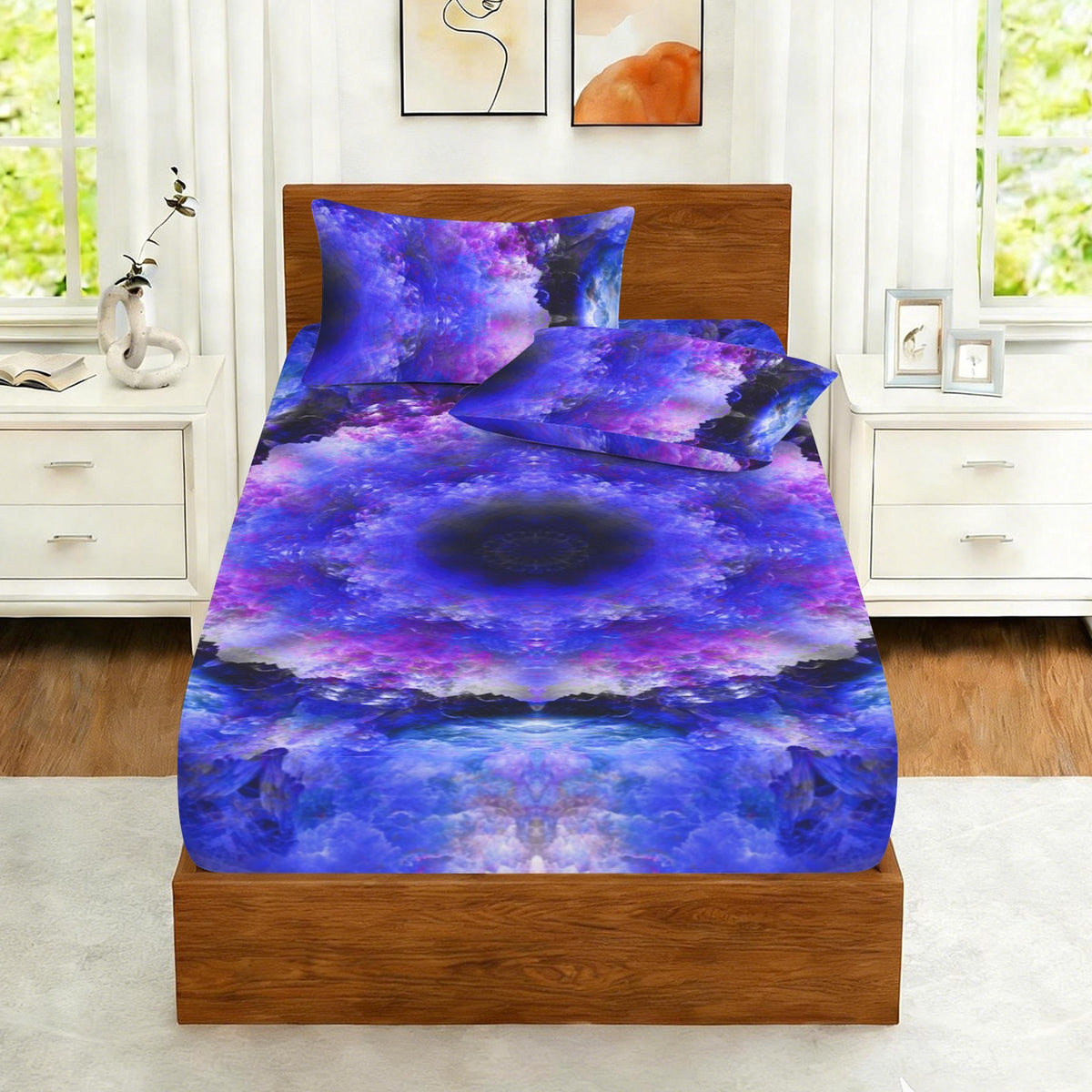 Katerina's I Will Come Again Desires Twin Bedding Set (Fitted Sheet + Pillowcases) | Ships from USA