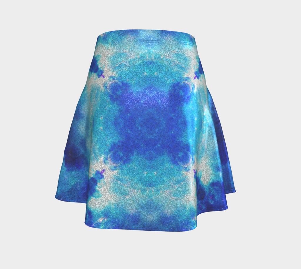 Amen Jin's Mandala of Dragon Fire Desires Flared Skirt