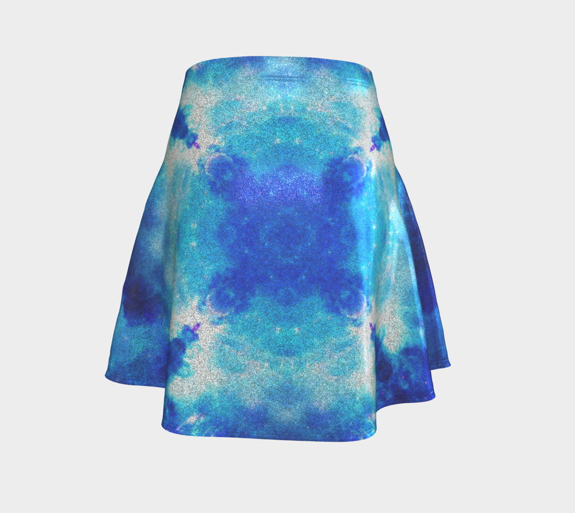 Amen Jin's Mandala of Dragon Fire Desires Flared Skirt