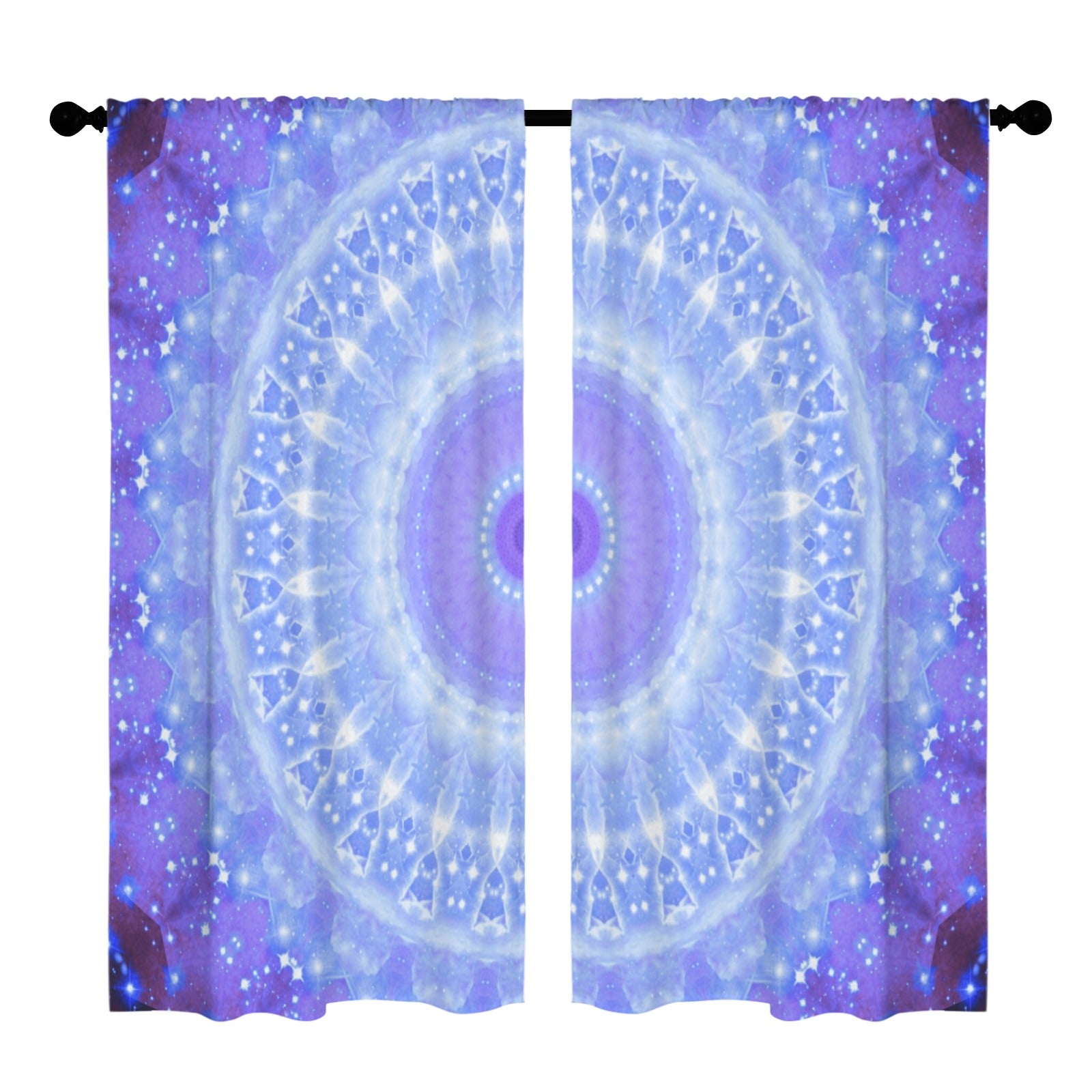 Katerina's Living on a Prayer Desires Floor-To-Ceiling Curtain 52x84inch | Ships from USA