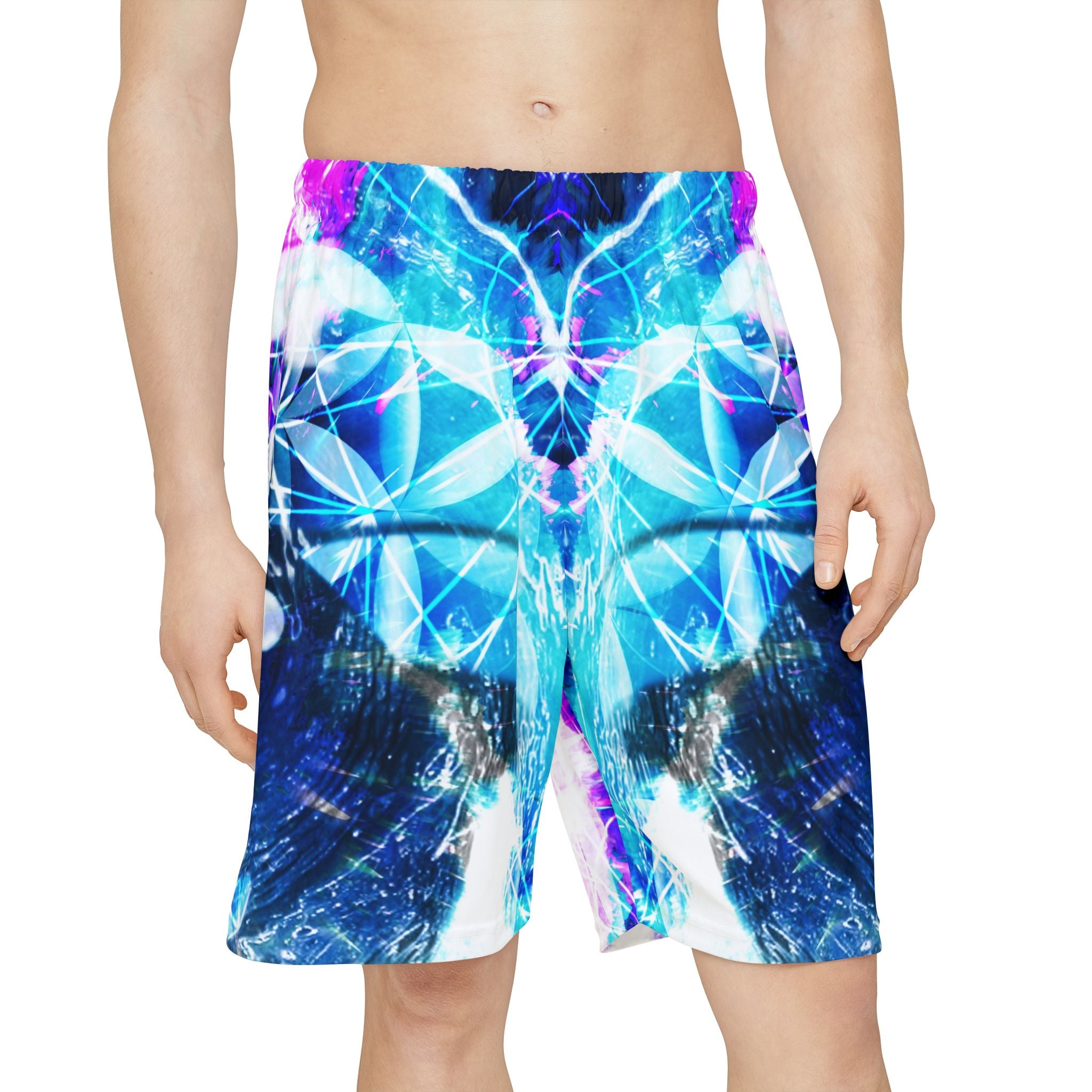 Creation's Koi Meditations Men’s Sports Shorts