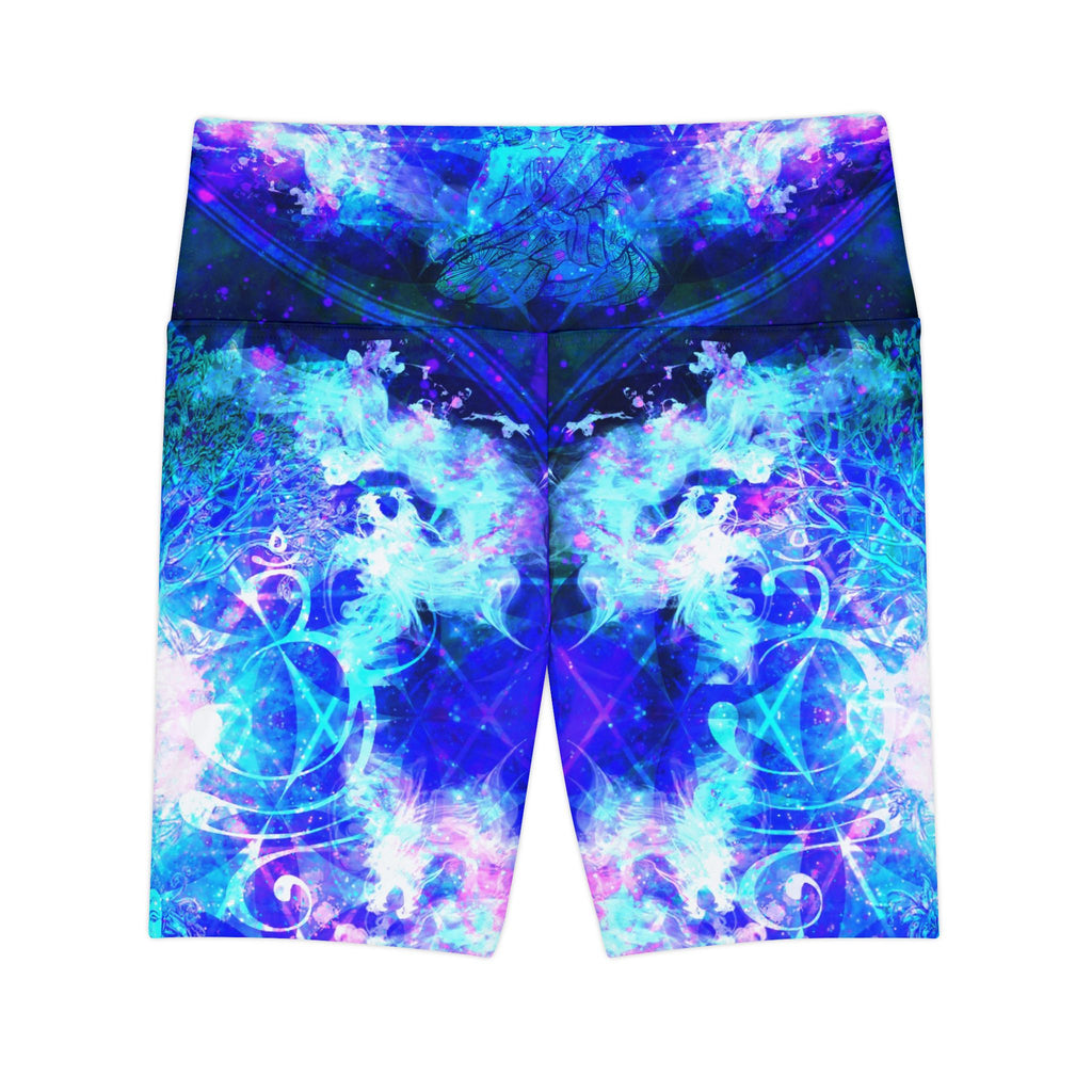 Amen Jin's Memories of Yesterday Buddha Meditations Women's Workout Shorts