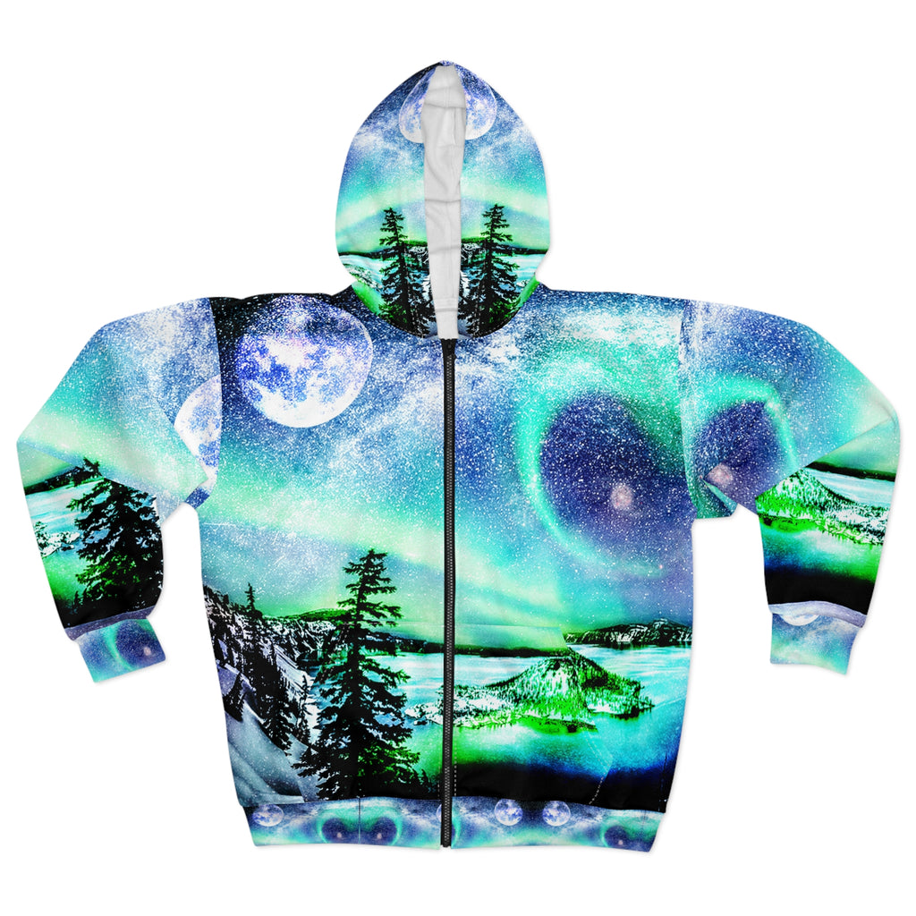 Katerina's Noel Yule Night Dreams Unisex Zip Hoodie