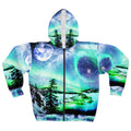 Katerina's Noel Yule Night Dreams Unisex Zip Hoodie