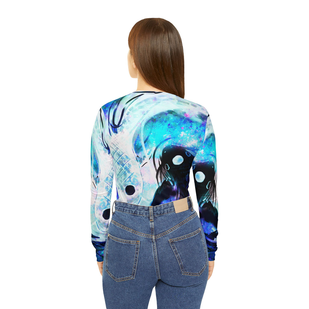 Amen Jin's Memories of Yesterday Desires Koi Dreams Long Sleeve V-neck Shirt