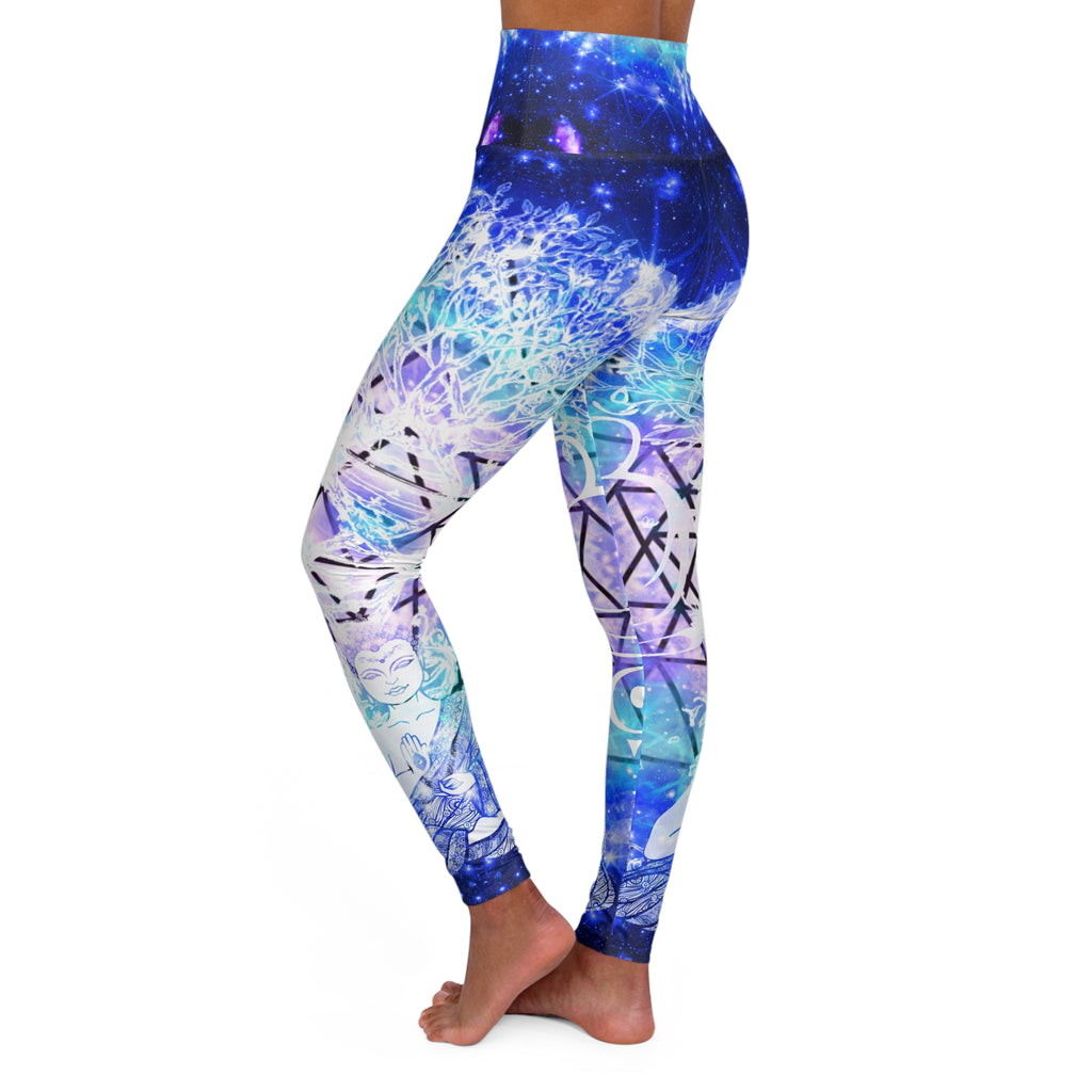 Amen Jin's Katerina's Eros and Psyche Buddha High Waisted Yoga Leggings