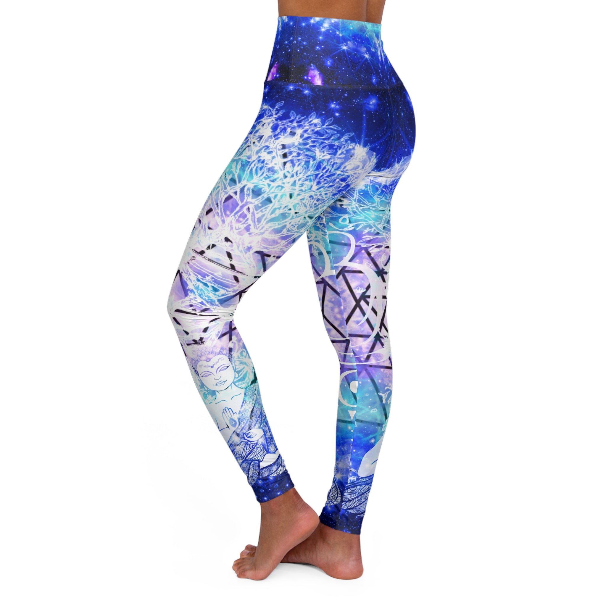 Amen Jin's Katerina's Eros and Psyche Buddha High Waisted Yoga Leggings
