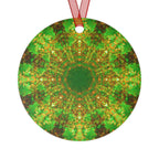 Katerina's Yule Lighted String Desires Metal Ornaments