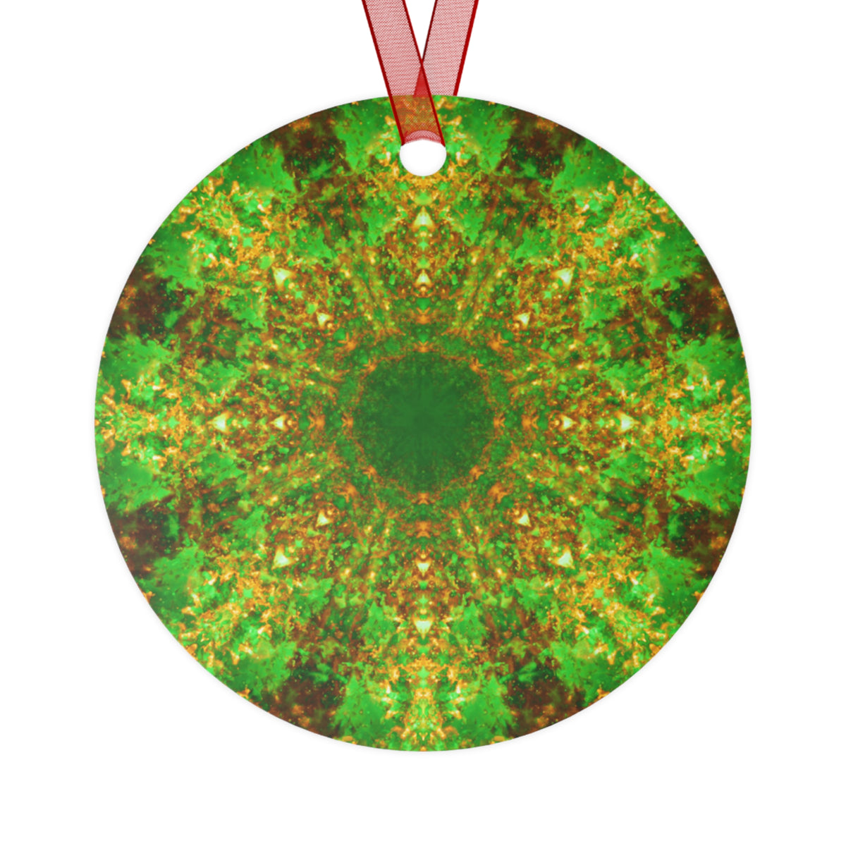 Katerina's Yule Lighted String Desires Metal Ornaments
