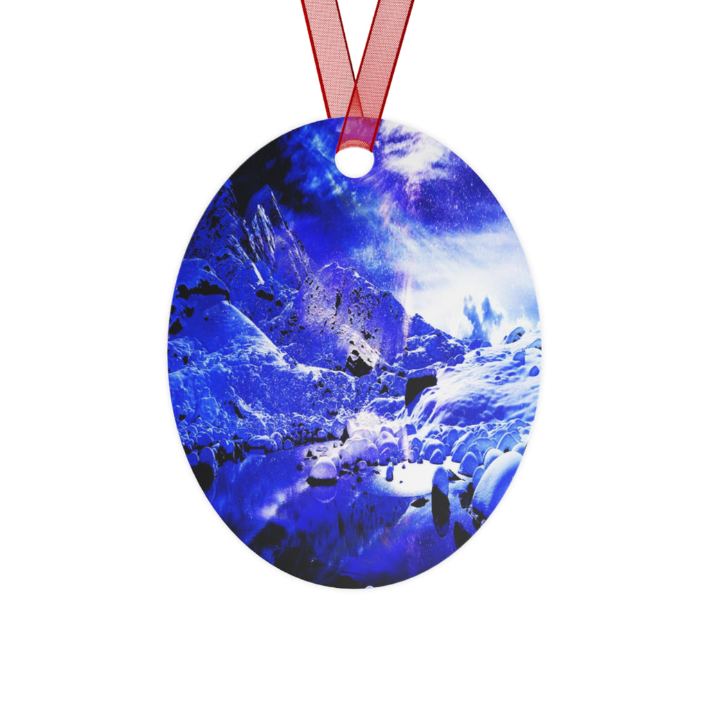 Yule Night Dreams Metal Ornaments