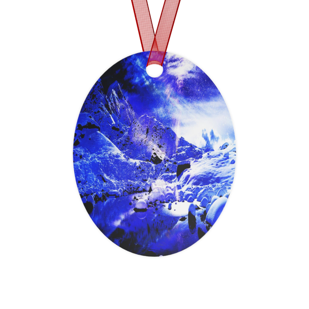 Yule Night Dreams Metal Ornaments