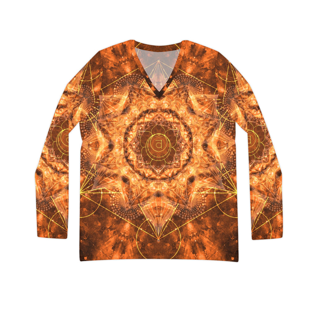 Svadisthana Meditations Long Sleeve V-neck Shirt
