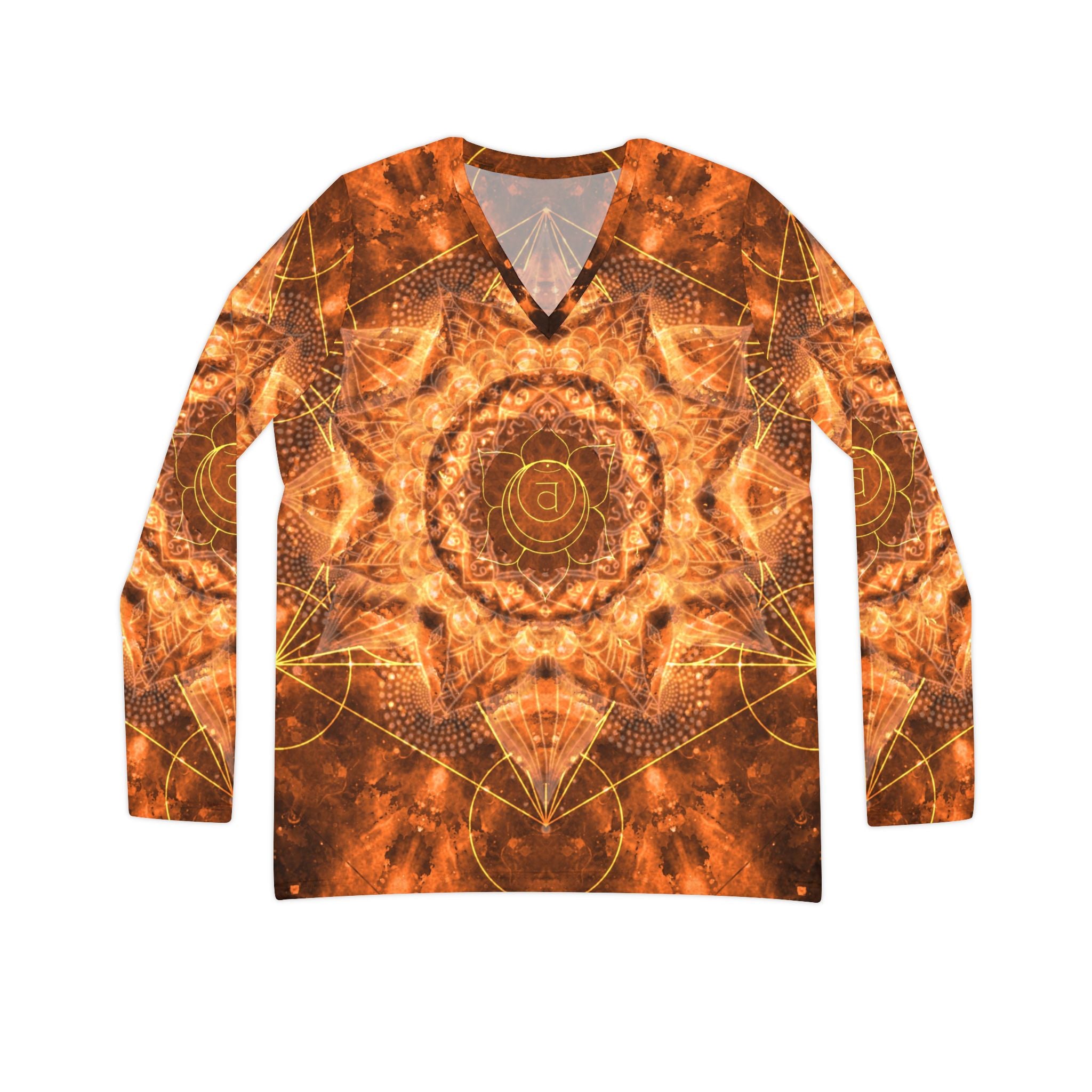 Svadisthana Meditations Long Sleeve V-neck Shirt