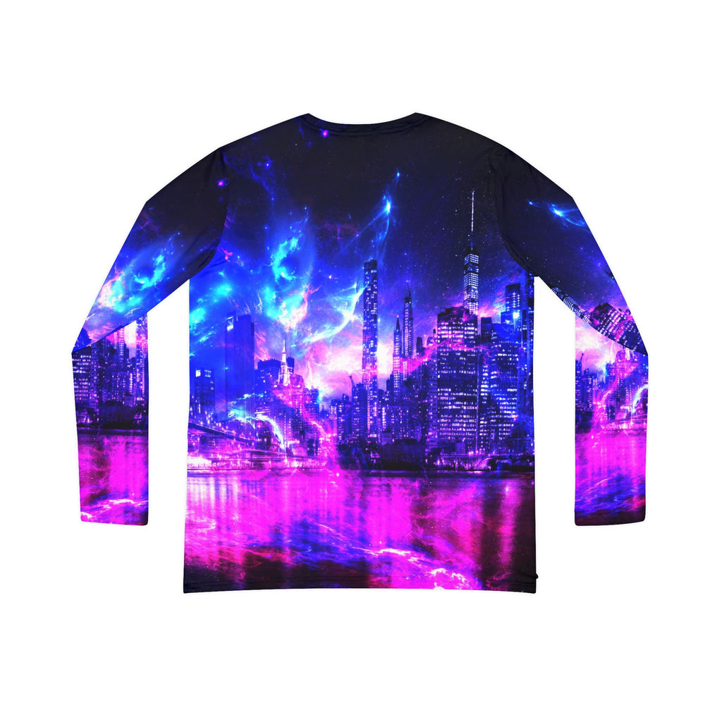 Amethyst New York Dreams Long Sleeve V-neck Shirt
