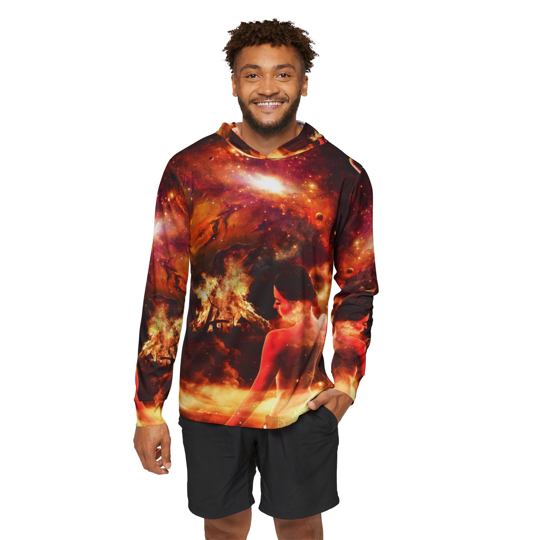 Samhain Magical Night Dreams Men's Sports Warmup Hoodie