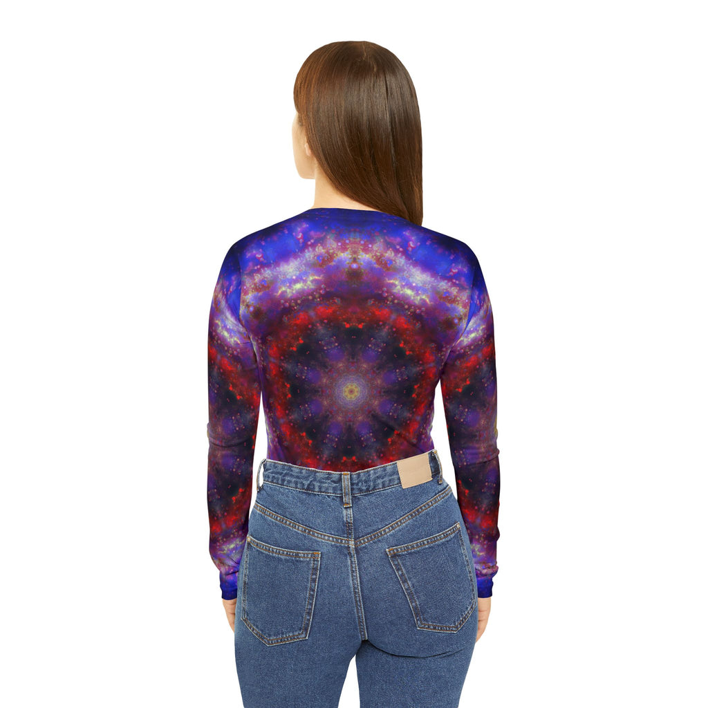 Spirited Marie My Telescope Desires Women's Long Sleeve V-neck Shirt