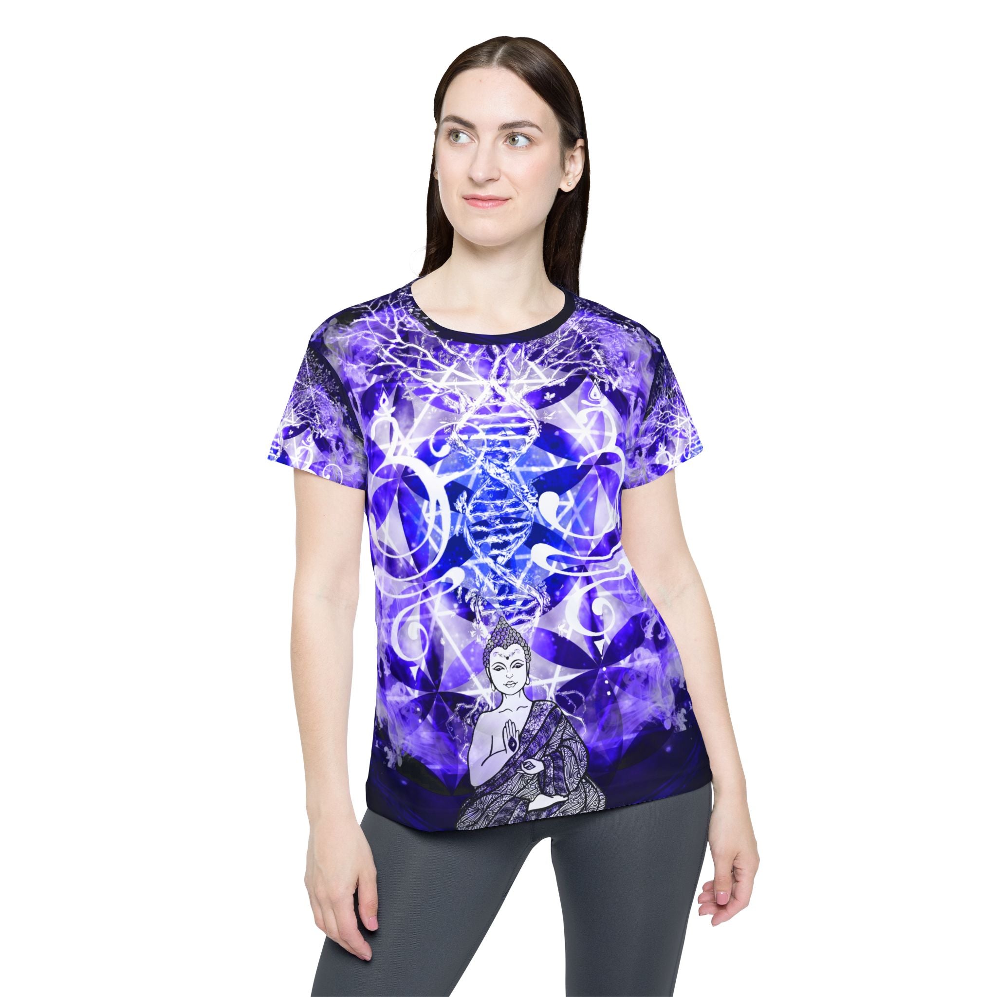 Katerina's We Will Go Home Buddha Meditations Women's Sports Jersey