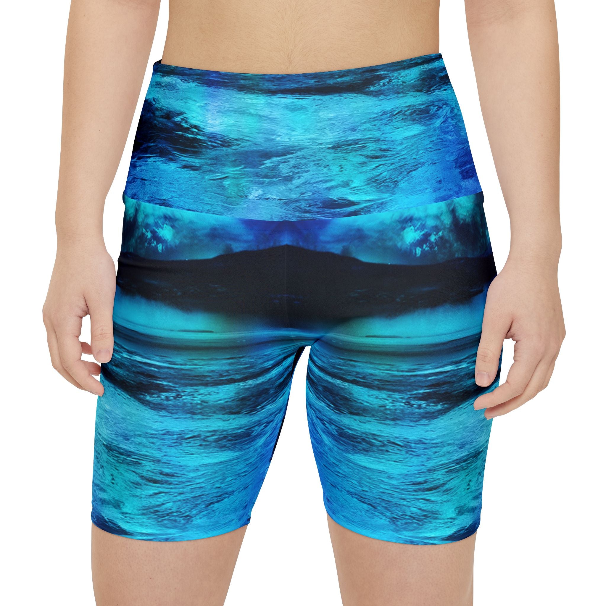 Dancing Lights Dreams Women's Workout Shorts
