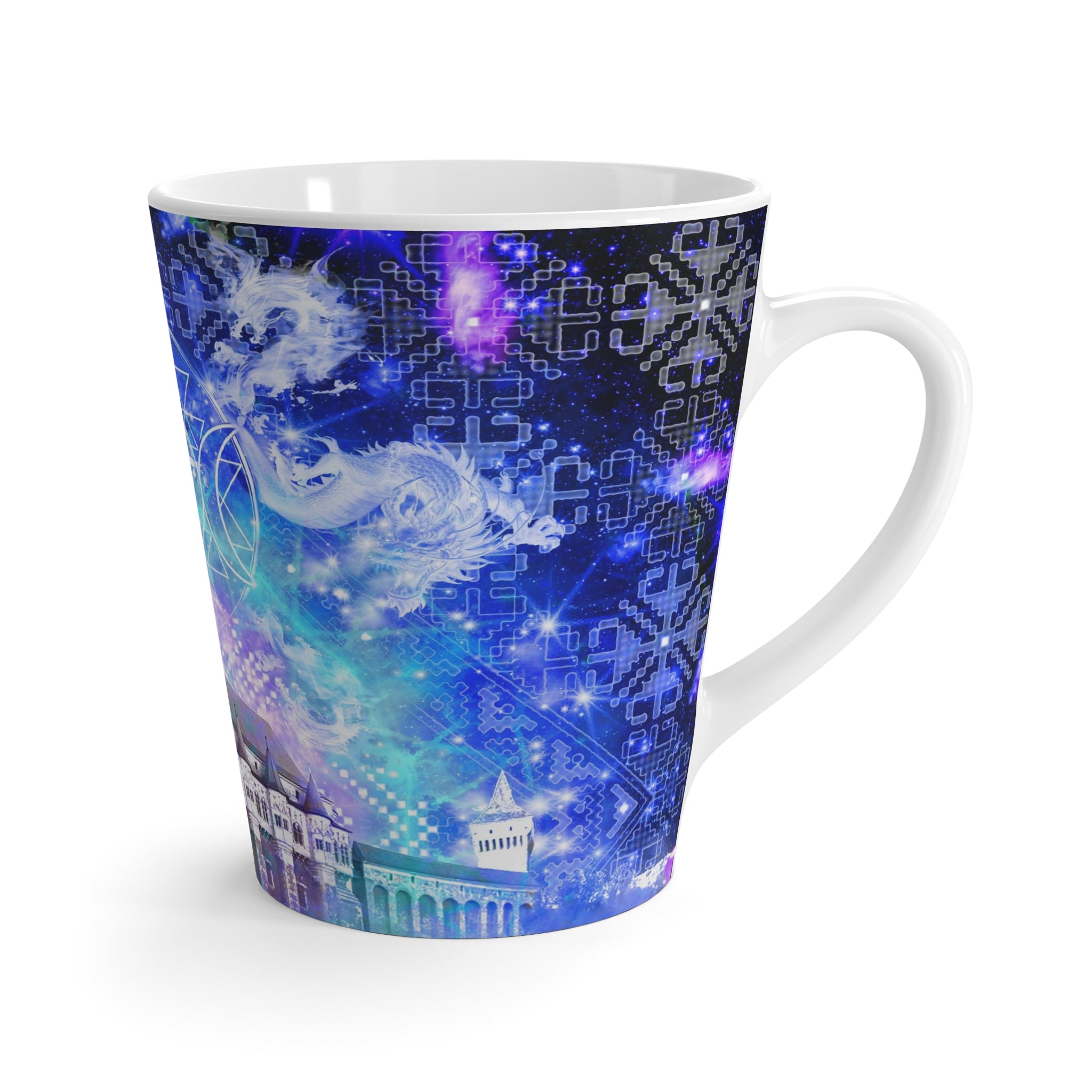 Amen Jin's Katerina's Eros and Psyche Dracularian Meditations Latte Mug