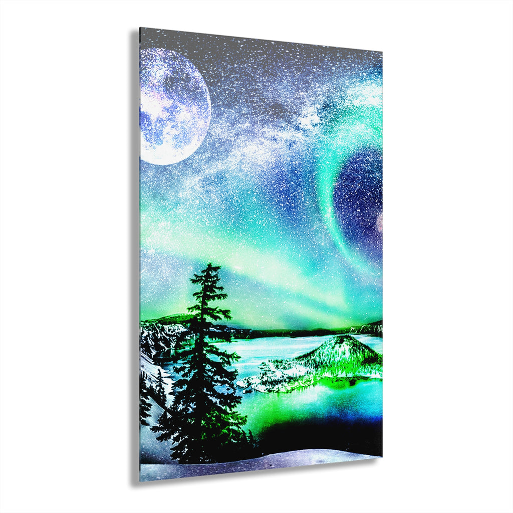 Katerina's Noel Yule Night Dreams Acrylic Prints (French Cleat)
